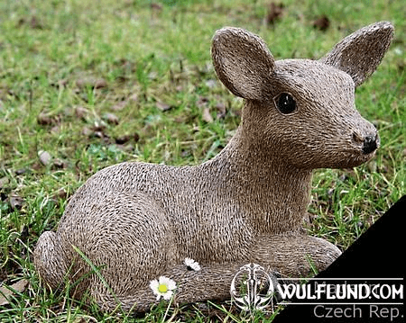 ROE CALF, GARDEN STATUE