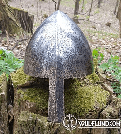 NORMAN HELMET, TEMPERED STEEL