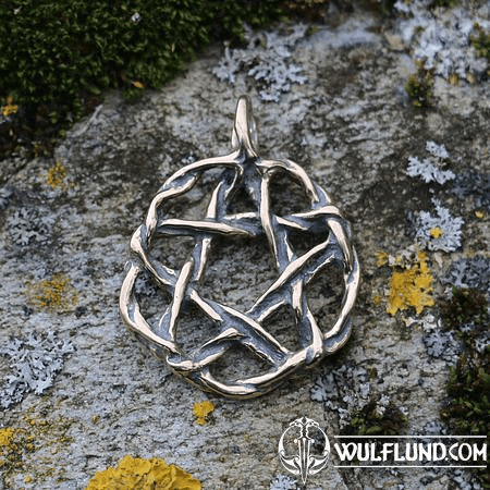 PENTACLE, BRONZE PENDANT