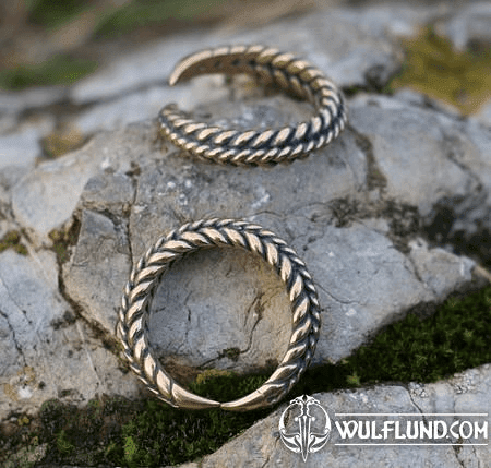 VIKING BAGUE EN BRONZE À TRICOTER