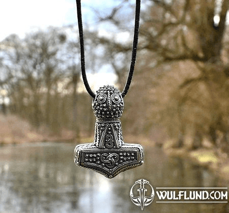 THOR'S HAMMER - SILVER, ÖLAND, SWEDEN, REPLICA AG 925, 13 G