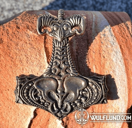 NECRO-ORGANIC SCI-FI THOR HAMMER, PEWTER