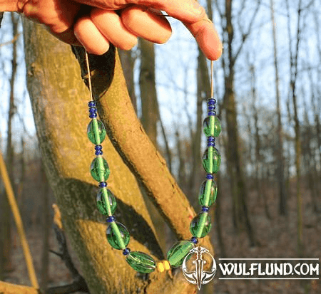 GLASS NECKLACE, DOLNI VESTONICE, EARLY MIDDLE AGES