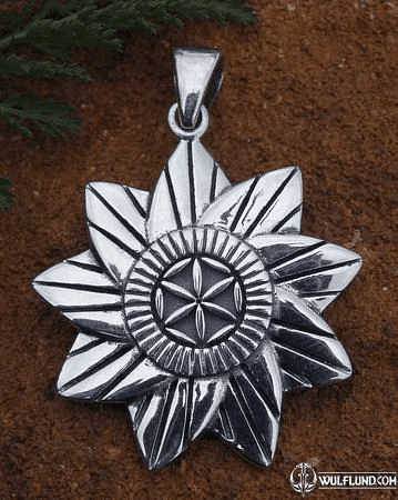 FLOWER BLOOM SILVER PENDANT, AG 925