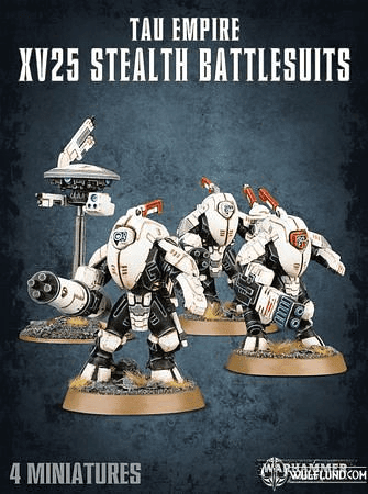 TAU EMPIRE XV25 STEALTH BATTLESUITS