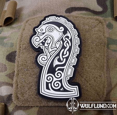 NORTHMAN DRAGON SHIP HEAD PATCH