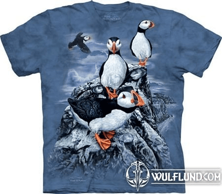 FIND 10 PUFFINS, T-SHIRT THE MOUNTAIN