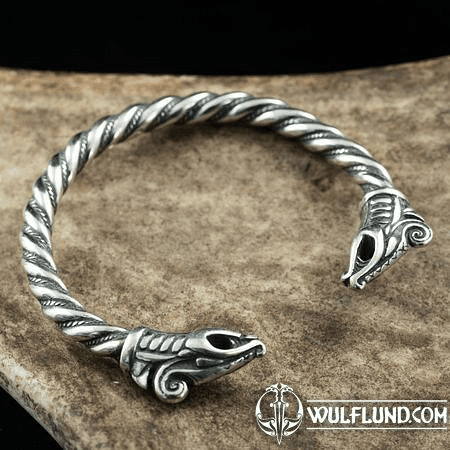 DREKI, WIKINGER STERLING SILBER ARMBAND