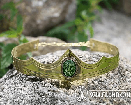 DRAGON'S EYE - MEDIEVAL CROWN, BRASS