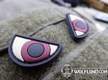 ANGRY EYES,  3D VELCRO PATCH