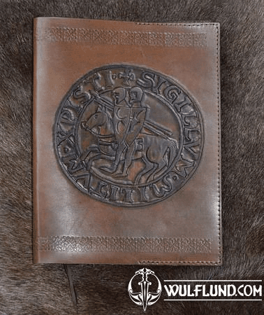 TEMPLAR SEAL, LEATHER BOOK COVER