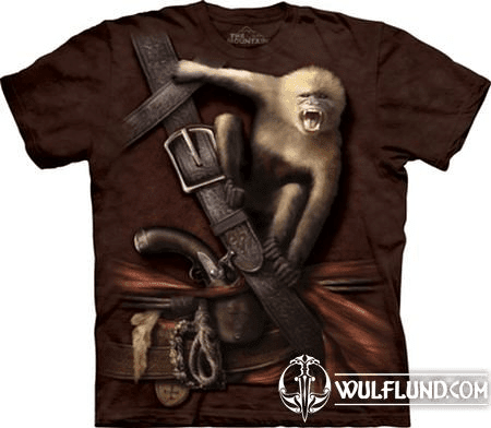 PIRATE WITH HOWLER MONKEY, T-SHIRT, THE MOUNTAIN