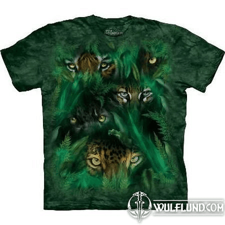 JUNGLE EYES, BIG CATS, THE MOUNTAIN, T-SHIRT