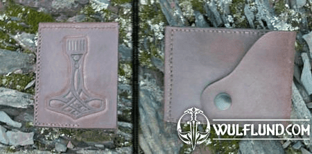 LEATHER WALLET - THOR HAMMER