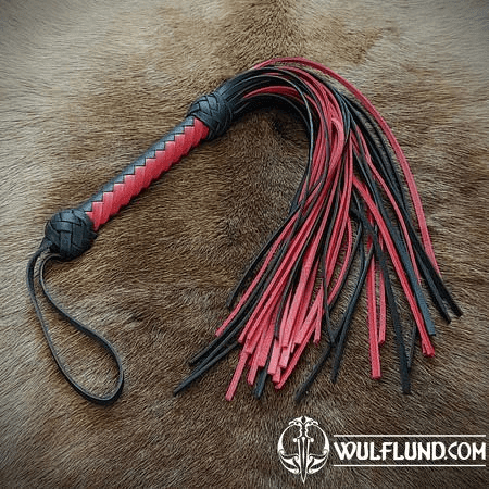 LEATHER QUIRTS, BLACK AND RED