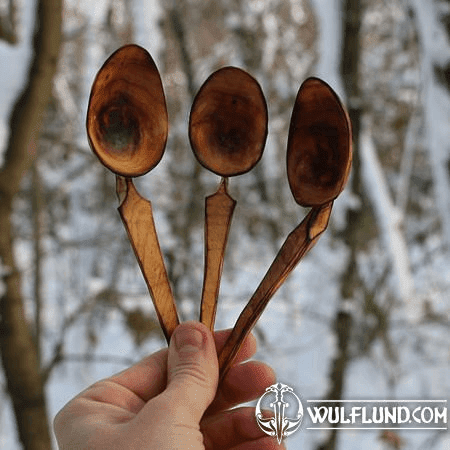 BETULA, CARVED BIRCH SPOON - WOOD