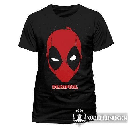 DEADPOOL - PORTRAIT, UNISEX T-SHIRT - BLACK