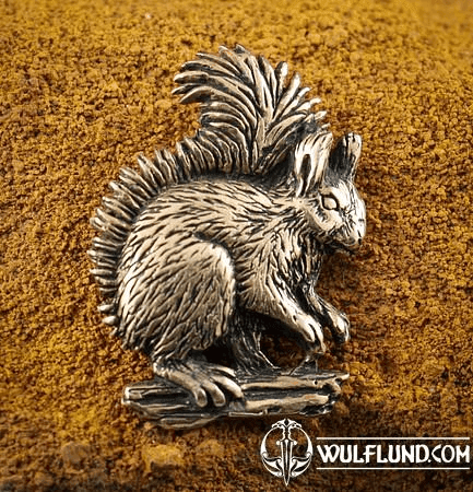 SQUIRREL, PENDANT, BRONZE