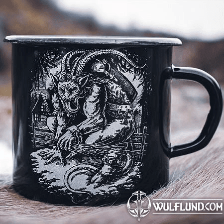 KRAMPUS ENAMEL MUG