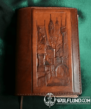 LEATHER BOOK CASE, PRAGUE