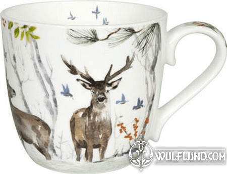 VICTORIA LOWE - DEER IN WINTER, MUG