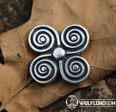 SUN BROOCH, HALLSTATT CULTURE, SILVER