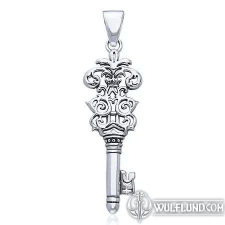 KEY OF KNOWLEDGE, SILVER PENDANT