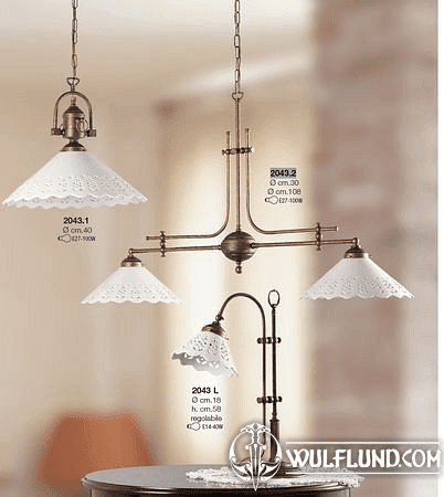 VERONA CERAMIC PENDANT LAMP 2043.2