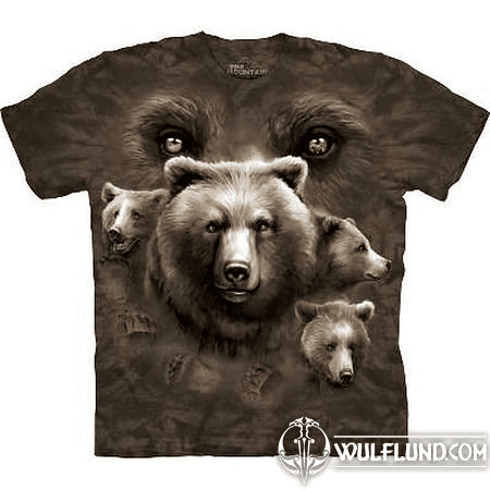 BEAR EYES, THE MOUNTAIN, T-SHIRT