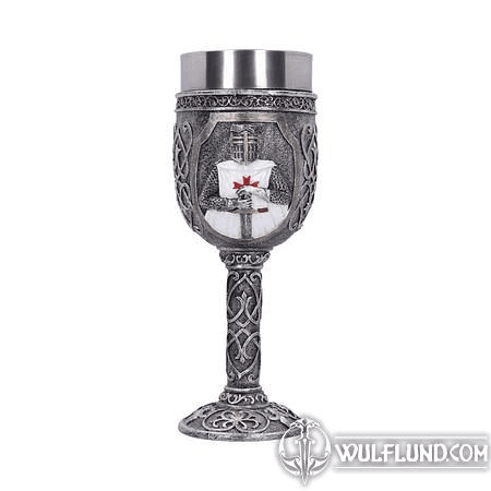 TEMPLARS MEDIEVAL KNIGHT GOBLET 19CM