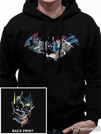 BATMAN - GOTHAM FACE HOODED SWEATSHIRT