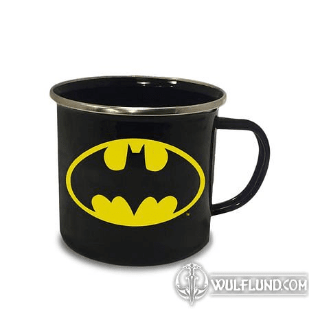 BATMAN ENAMEL MUG LOGO