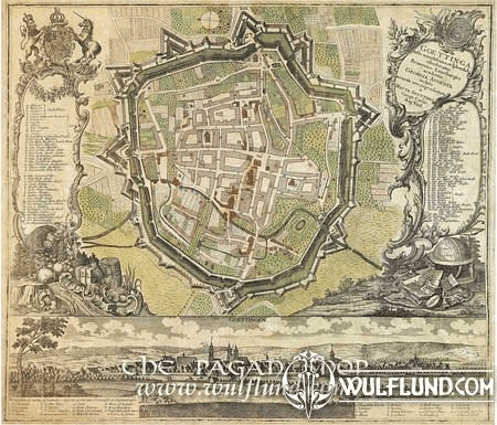 GOETTINGEN 1730, HISTORICAL MAP, REPLICA