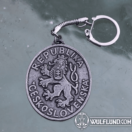 COAT OF ARMS OF THE CZECHOSLOVAK BORDER COLUMN - KEYCHAIN