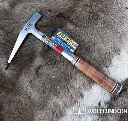 GEOLOGY ROCK HAMMER, LEATHER GRIP, ESTWING