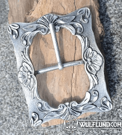 RENAISSANCE BELT BUCKLE, SILVER COLOUR