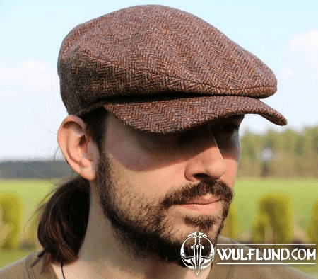 DAITHI CAP TWEED, ROT, IRLAND