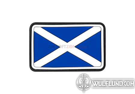 SCOTLAND FLAG RUBBER PATCH