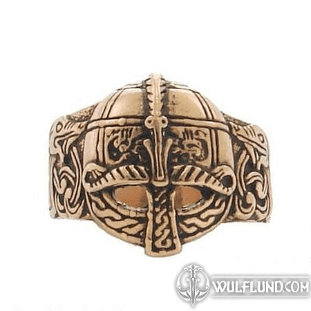 VIKING HELM BRONZE RING