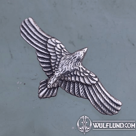 CORBEAU VOLANT - PENDENTIF, ARGENT 925