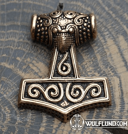 GRIMM, THOR'S HAMMER, PENDANT, BRONZE