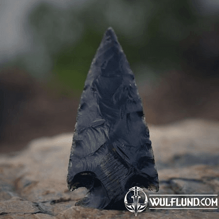 BLACK OBSIDIAN ARROWHEAD