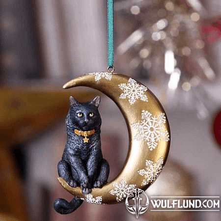 MOON CAT HANGING ORNAMENT