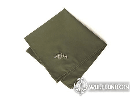FISHING HANDKERCHIEF WITH CARP EMBROIDERY