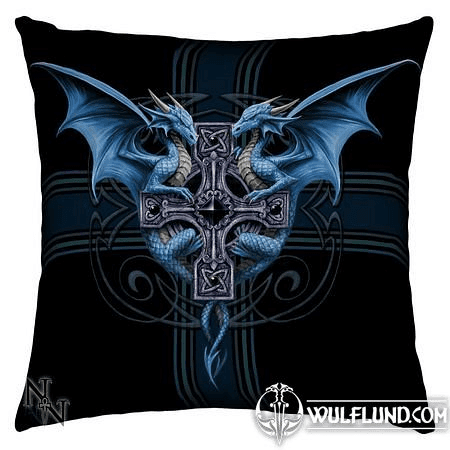 CUSHION, DRAGON DUO, ANNE STOKES