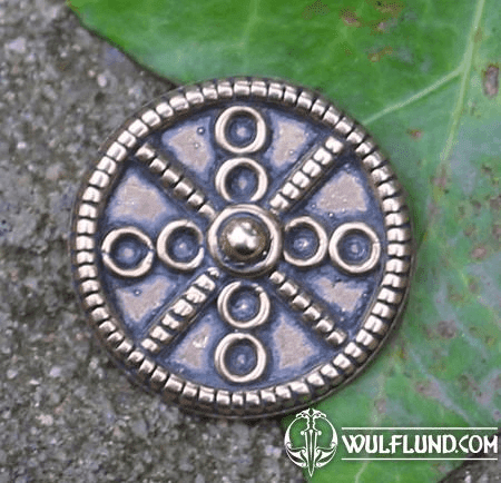 SUN CIRCLE, OPPIDUM ZAVIST, CELTIC PENDANT, BRONZE