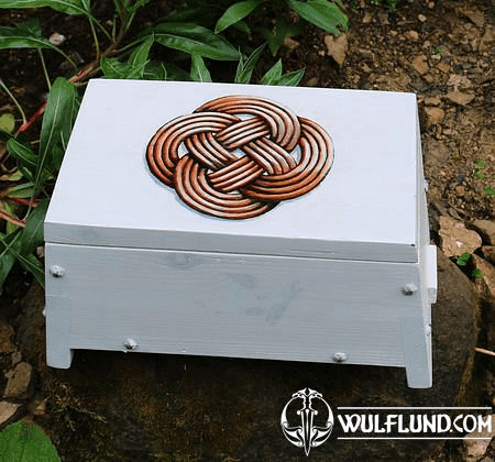 WOODEN CHEST - CELTIC KNOT