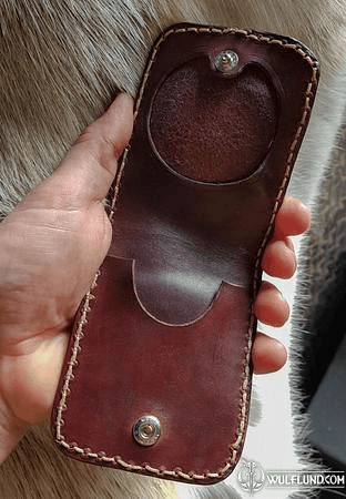 NEREO, LEATHER WALLET FOR COINS