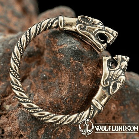 FENRIR, ANNEAU VIKING EN BRONZE