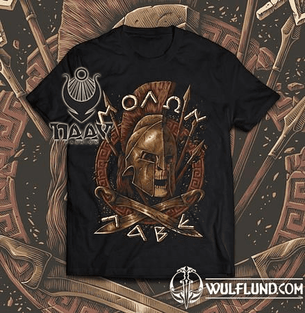 MOLON LABE - SPARTA, T-SHIRT, COLORED, NAAV